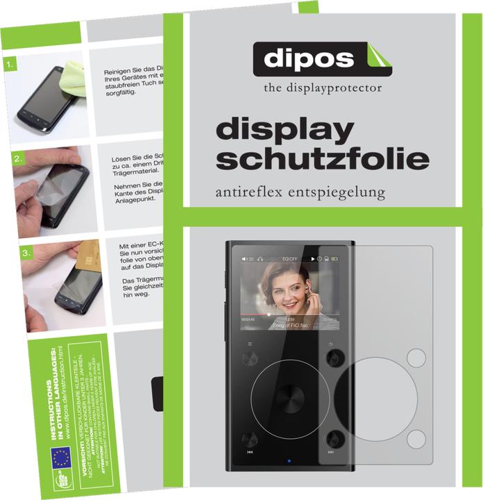 Produktbild Dipos Displayschutzfolie Antireflex (Displayschutz, FiiO X1 II MP3-Player)