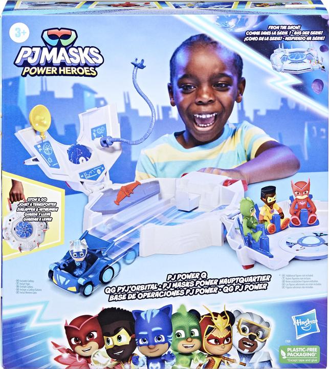 Image du produit PJ Masks Power Heroes Power Quarter, Set de jeu avec voiture et figurine, Jouets pour garçon