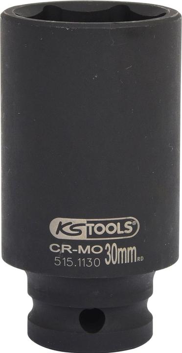 Produktbild KS Tools 1/2" Kraft-Stecknuss lang (30 mm)