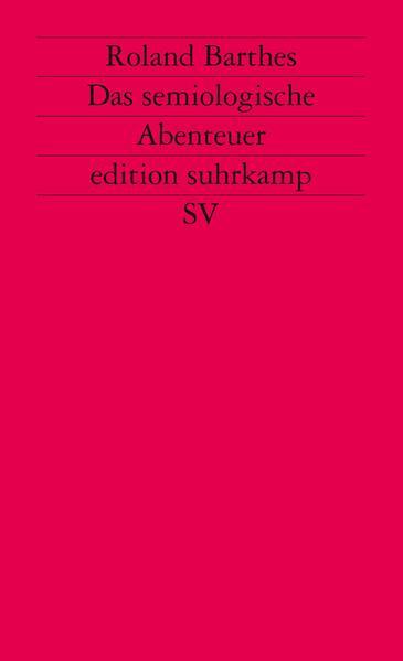 Produktbild Das semiologische Abenteuer (Deutsch, Dieter Hornig, Roland Barthes, 1988)