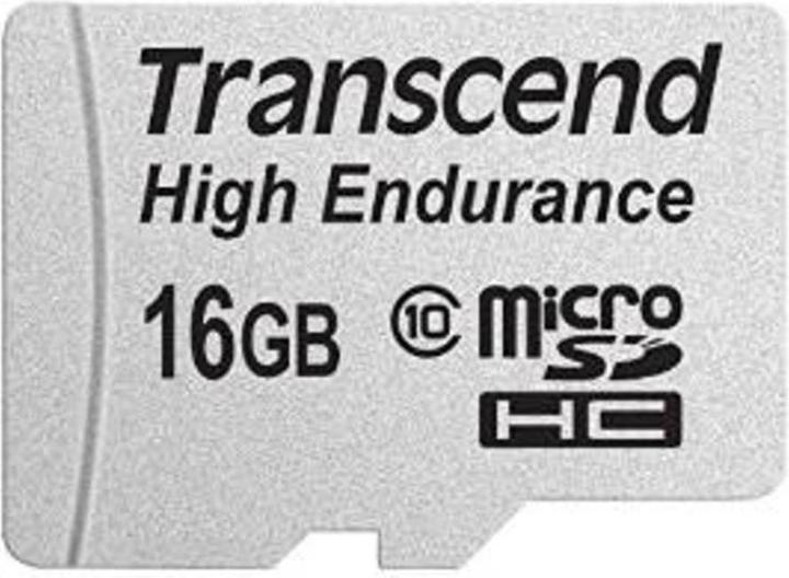 Image du produit Transcend haute endurance (16 Go, microSDHC, U1, UHS-I)