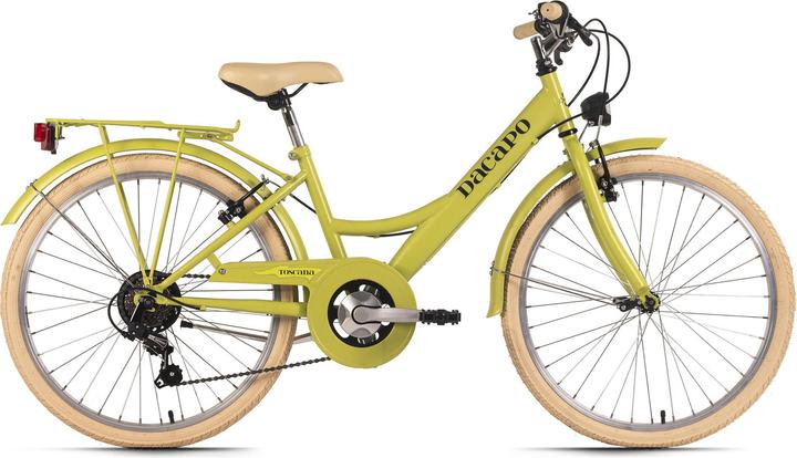 Actual product image Kinderfahrrad 24" Toscana vintage rosa 6 Gänge RH 41 cm (24")