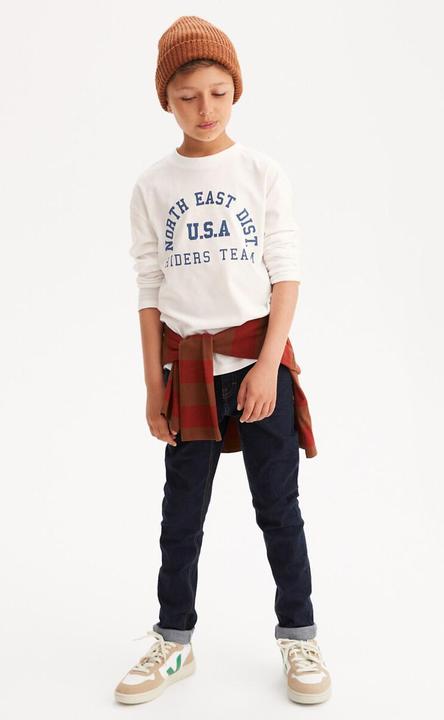 Image du produit La Redoute Collections T-shirt à manches longues avec imprimé message (128)