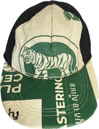 Image du produit Bekos Upcycling - porte-monnaie pratique en sacs de ciment recyclés green Tiger