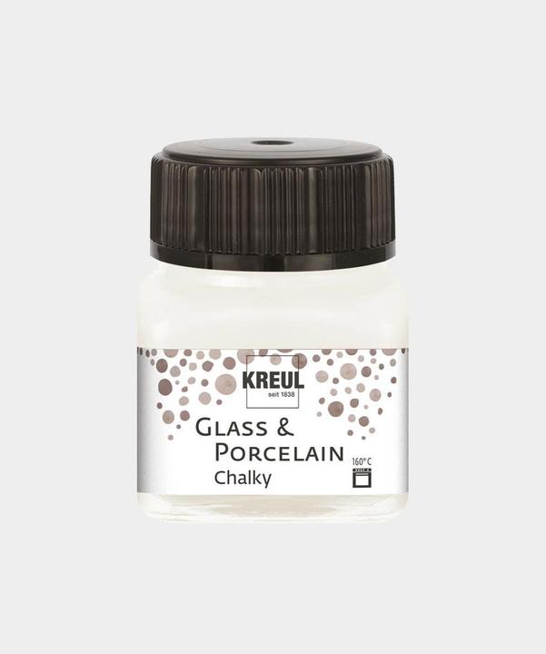 Actual product image Kreul Porcelain and glass colour (White cotton, 20 ml)