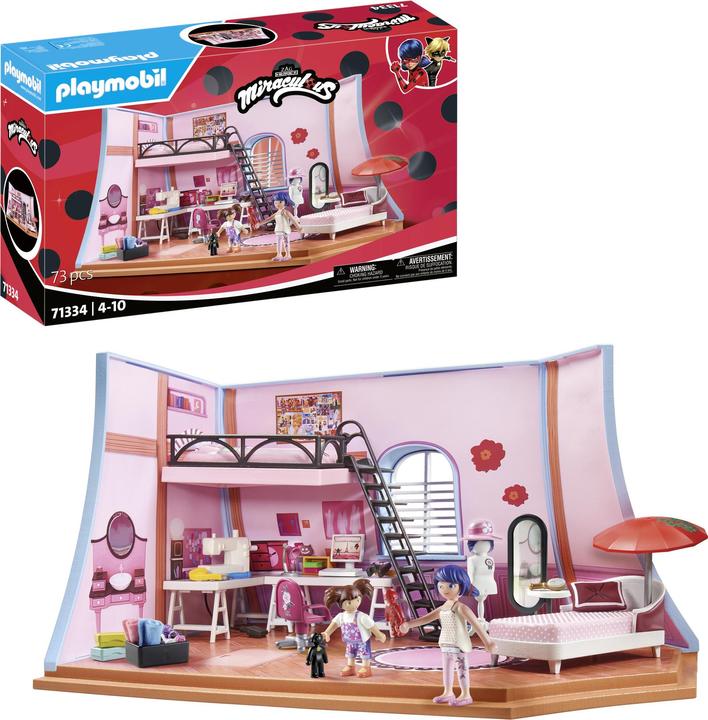 Productafbeelding Playmobil 71334 Wonderbaarlijk: Marinette's Loft (71334, Playmobil Wonderbaarlijk)