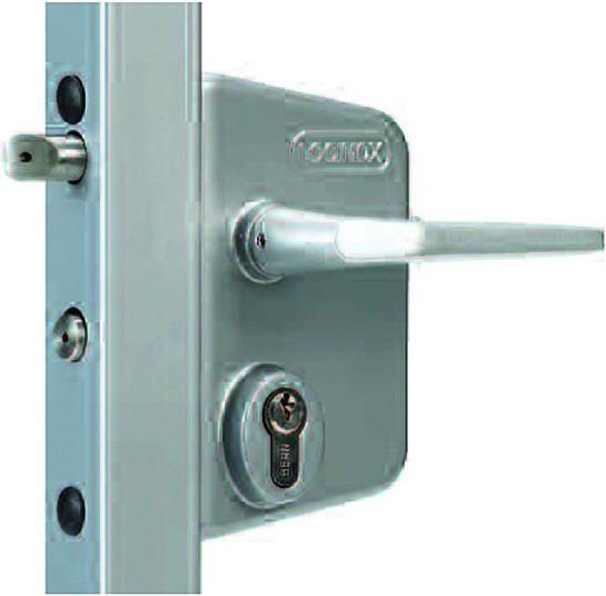 Locinox Gartentorschlösser für Rundzylinder (1 Stk.)