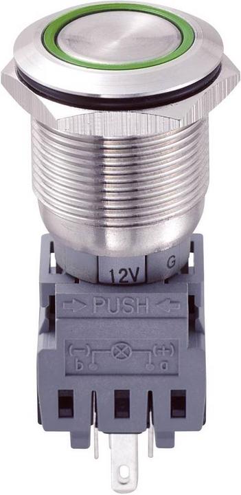 Immagine prodotto Tru Components Interruttore anti-vandalismo 19 mm 250 V/AC 5 A con illuminazione ad anello