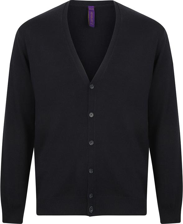 Henbury Feinstrickstrickjacke Mit Vausschnitt (S)