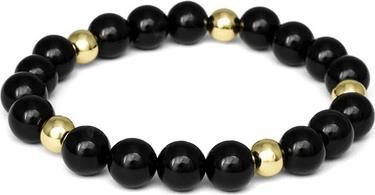 Beneto Black onyx bead bracelet MINK164/21