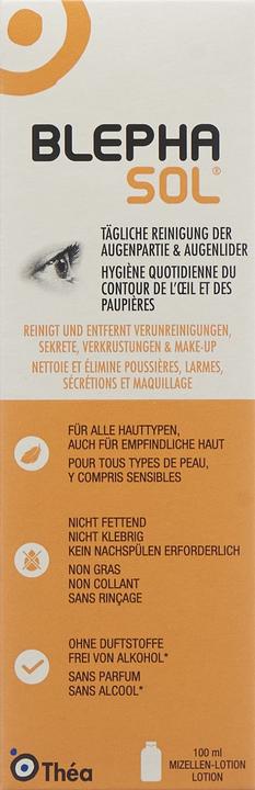 Actual product image Théa Blephasol (Cleansing lotion, 100 ml)