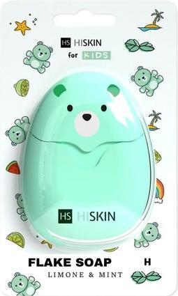 Immagine prodotto Hiskin Fiocchi di sapone per bambini Lime e Menta 50 pezzi. (Lozione corpo)