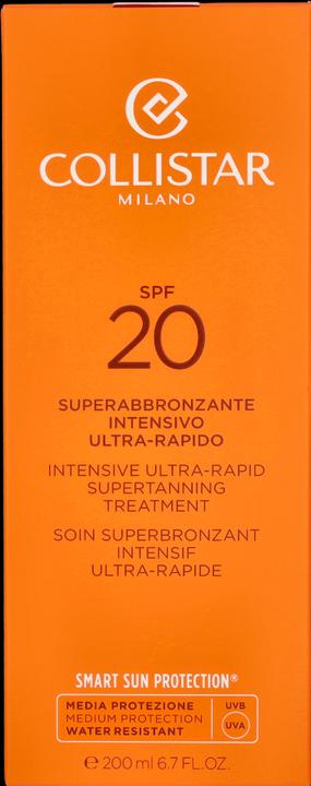 Immagine prodotto Collistar CS Sun - Trattamento Superabbronzante Intensivo Ultra-Rapido SPF20 (Crema solare, SPF 20, 200 ml)