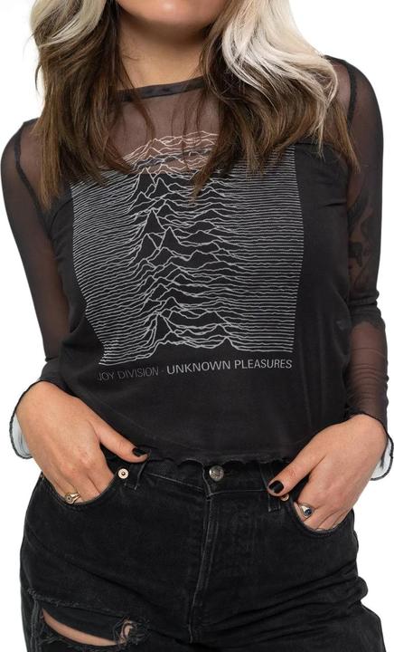 Produktbild Joy Division Unknown Pleasures kurzes TShirt Langärmlig (XS)