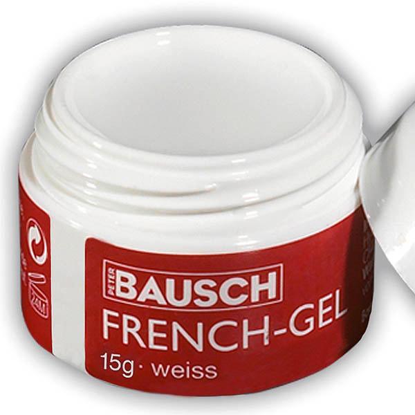 Bausch French Gel (Weiss dünnviskos, UV-Gel Lack)