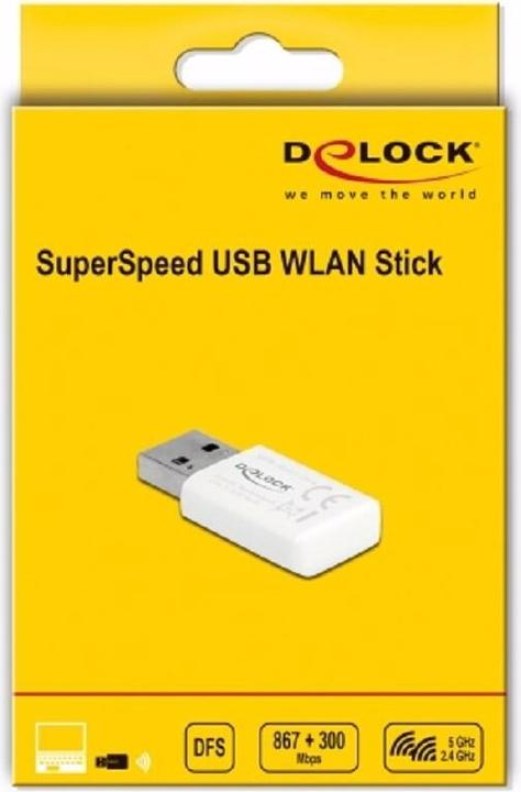 Produktbild Delock WLAN-AC USB-Adapter 12770 mit WLAN (USB 3.0)