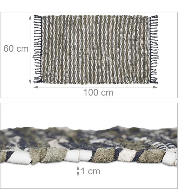 Actual product image Relaxdays Patchwork (100 x 60 x 1 cm)