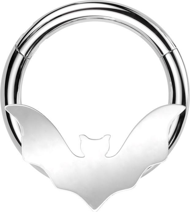 Immagine prodotto Star Piercing Anello a micro segmenti con cerniera in argento (senza ottone, Acciaio chirurgico 316L)