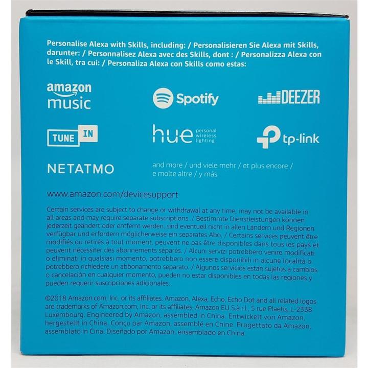 Actual product image Amazon Echo Dot (3rd gene) (Amazon Alexa, IFTTT)