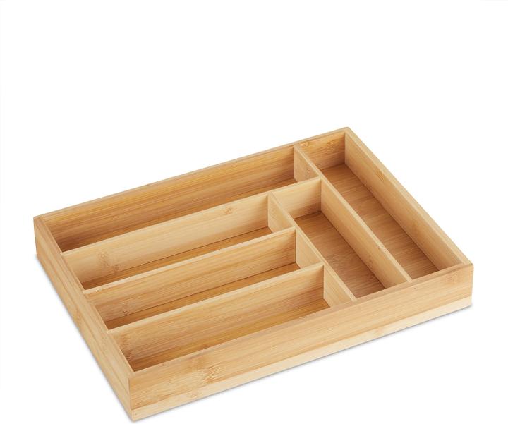 Produktbild Relaxdays Besteckkasten Bambus