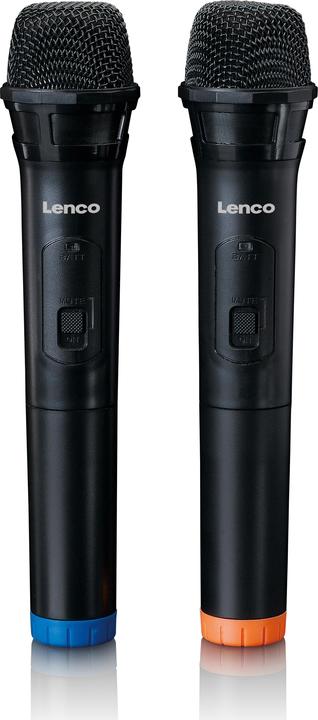 Actual product image Lenco PA-220BK PA system with detachable tweeter (Battery operated)