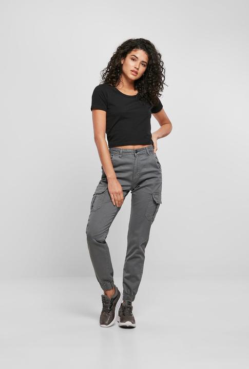 Actual product image Urban Classics Ladies High Waist Cargo Pants (30)