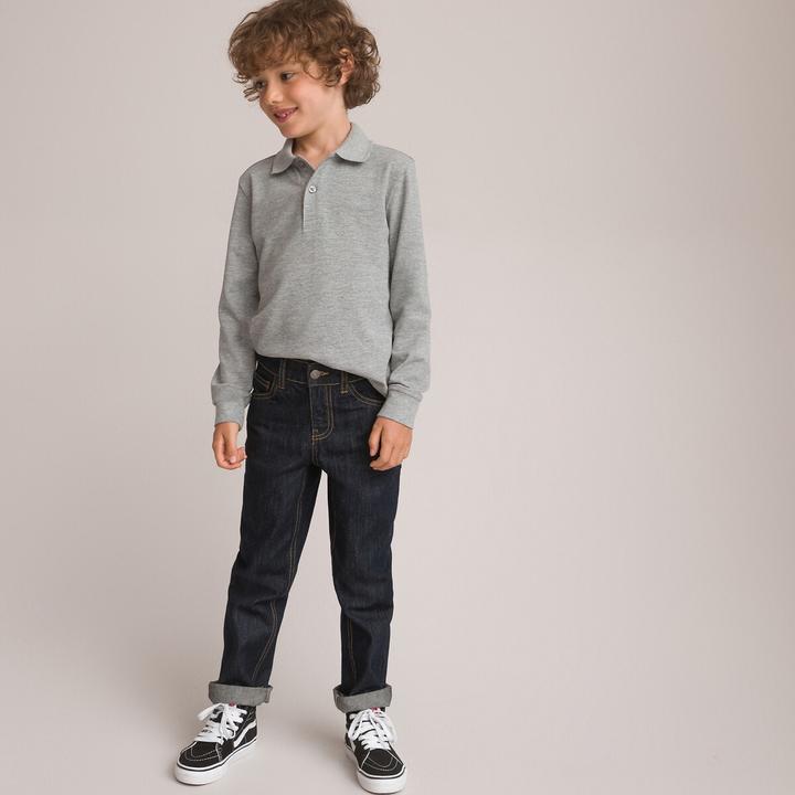 Produktbild La Redoute Collections 2er-Pack langärmelige Poloshirts (140)