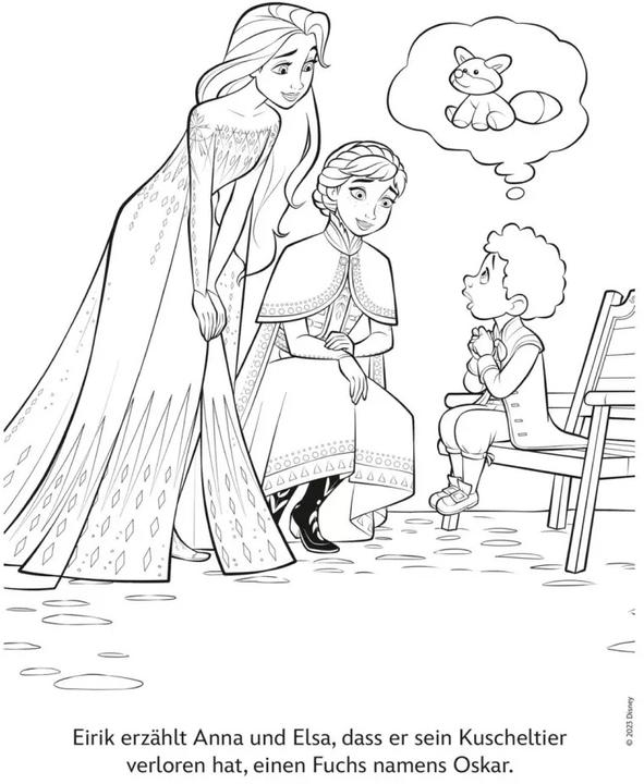 Actual product image Disney The Ice Queen Magical Colouring Pictures