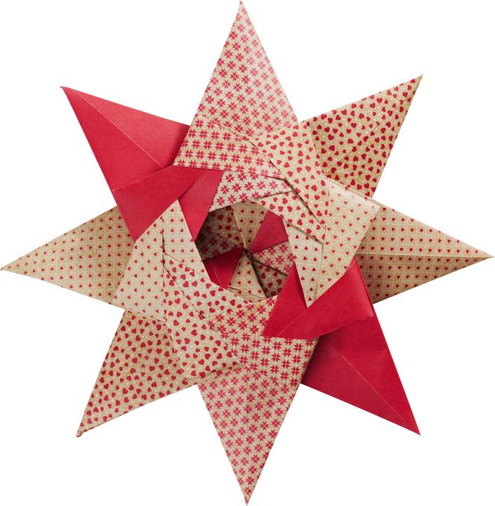 Produktbild Gebrüder Bertels Faltpapier "Lovely", 15 x 15 cm, 32 Blatt (110 g/m², 32 x)