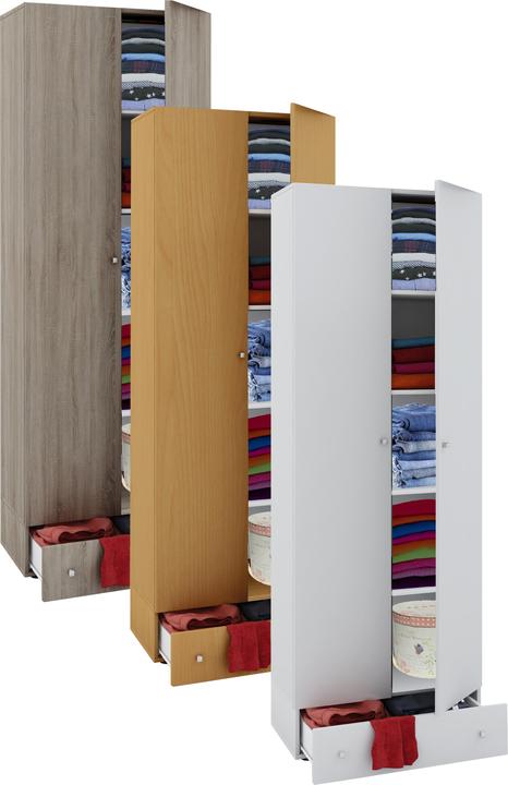 Actual product image VCM Holz Mehrzweckschrank Serie Vandol mit Drehtüren (70 x 40 cm)
