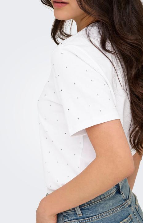Produktbild Only Onlmonja S/S Studs Tee Jrs (S)