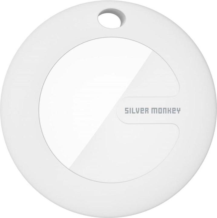Produktbild Silver Monkey Tag Locator kompatibel mit Apple FindMy – weiss (Apple)