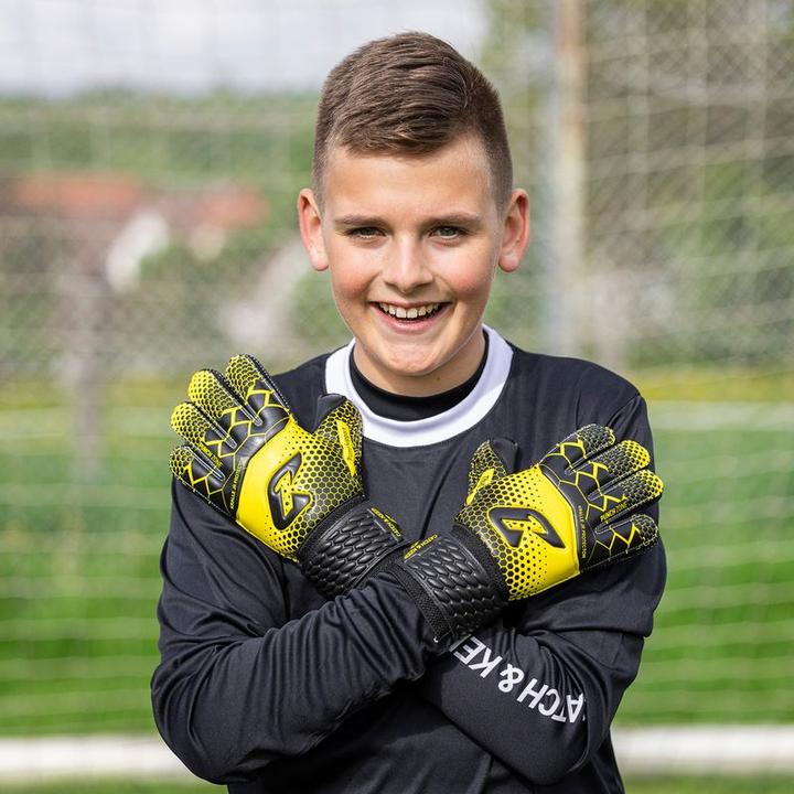 Image du produit Catch & Keep Gants de football Griffe Protector Gr. 5 Jaune Gardien de but Gants de gardien de but (5)