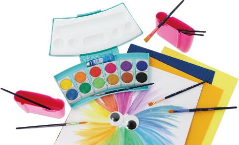Image du produit Pelikan Couleurs fluorescentes Coffret d'encre opaque 12 couleurs, turquoise et rose (Pink, Turquoise, 12 ml)