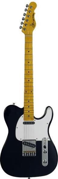 Produktbild G&L GL Guitars E-Gitarre ASAT Classic Tribute Serie Schwarz mit Kabel (E-Gitarre, Kunststoff, Sumpfesche, Ahorn, Nickel)