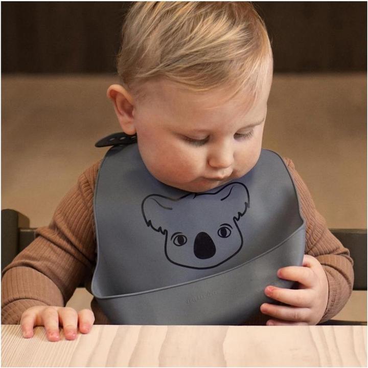 Image du produit Nuuroo Alfie silicone bib - 2 pack - Bering Sea