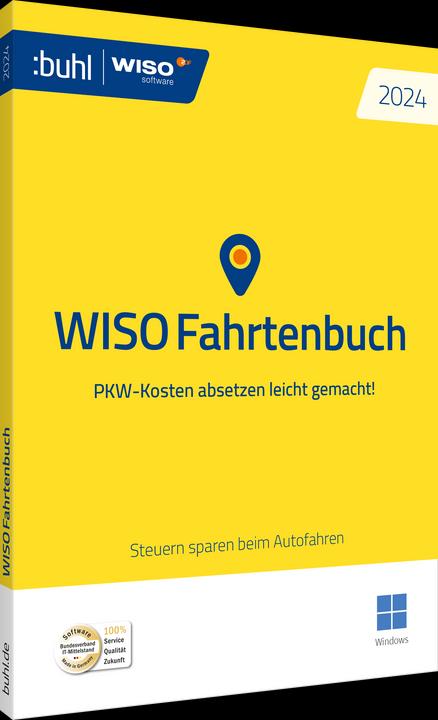 Produktbild Buhl Data Service Buhl Data WISO Fahrtenbuch 2024 (Download) (1 User, unbegrenzt)