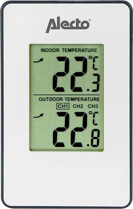 Alecto WS-1050 Station météo avec capteur extérieur (Blanc)