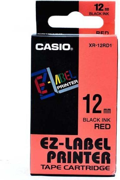 Produktbild Casio XR-12RD1 Selbstklebende Etiketten (1.20 cm, Rot)