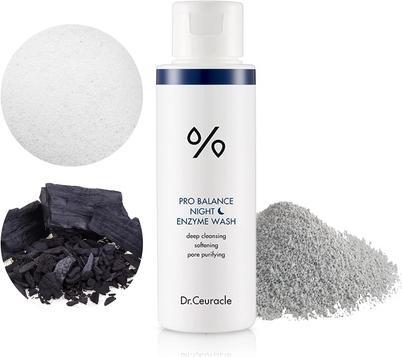 Leegeehaam Dr.Ceuracle Pro Balance Night Enzyme Wash Maltose Corn Starch Powder Cleanser 150ml (Schaum, 150 ml)