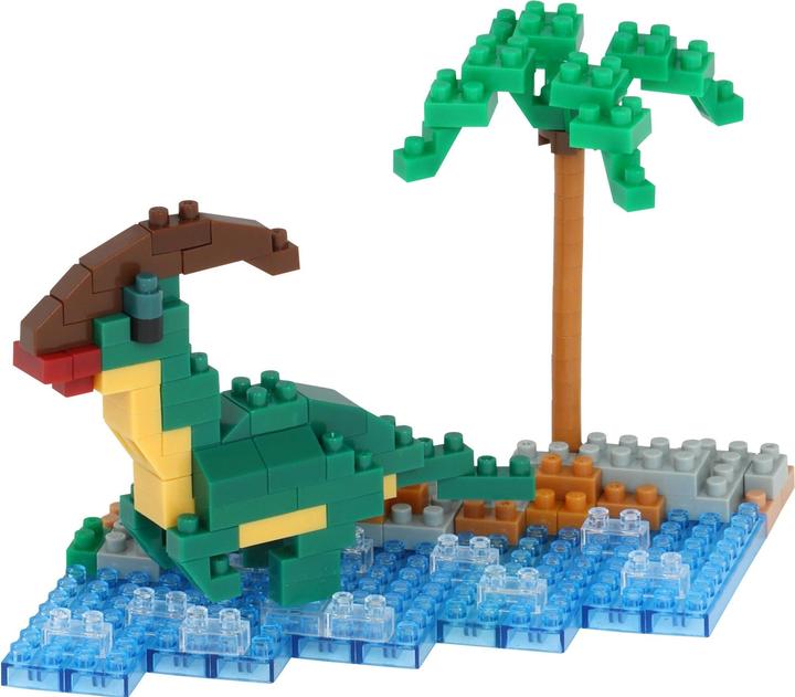 Actual product image Nanoblock Mini Waterside Parasaurolophus