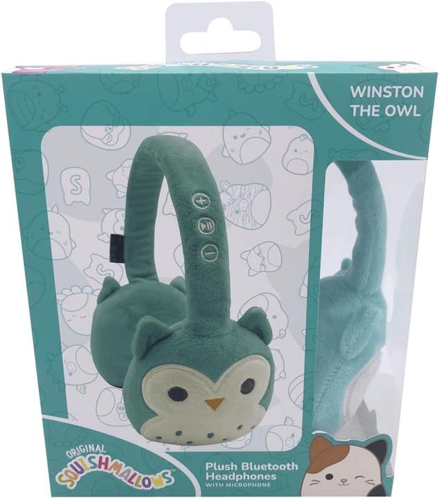 Immagine prodotto Squishmallows Winston il gufo - Cuffie Bluetooth di peluche