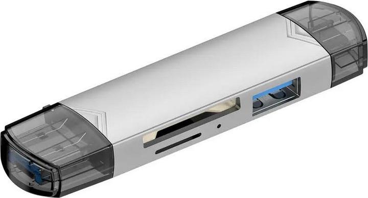 Image du produit PhoneLook Lecteur de cartes mémoire SD et Micro SD multifonction avec port USB-A 3.0 et USB-C (USB 3.0, USB-C)