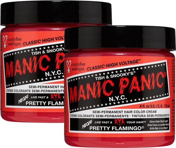 Actual product image Skybound Cotton Candy Pink Classic Hot Pink Hair Colour Pretty Flamingo 118ml - Pack of 3 (Pretty Flamingo)