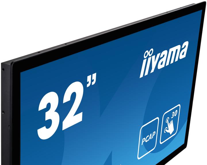Actual product image iiyama 31.5IN TOUCH PCAP VA PANEL 30 POINTS 1920X1080 8MS 500CD/M2 30 (1920 x 1080 pixels, 32")