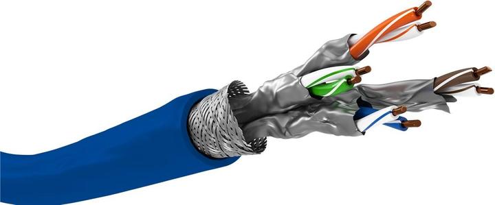 Produktbild Goobay Netzwerkkabel CAT 7a S/FTP 4 x (S/FTP, CAT7a, 100 m)