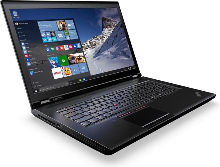 Actual product image Lenovo ThinkPad P70 (17.30", Intel Xeon E3-1505M v5, 16 GB, 512 GB, CH)