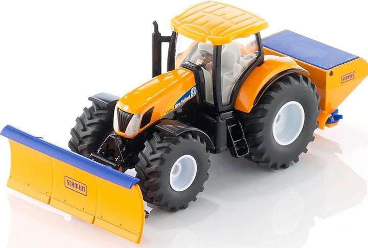 Actual product image Siku Tractor with clearing blade and spreader