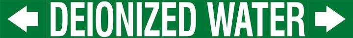 Productafbeelding Brady ASME - Leidingmerkers - Gedeïoniseerd water