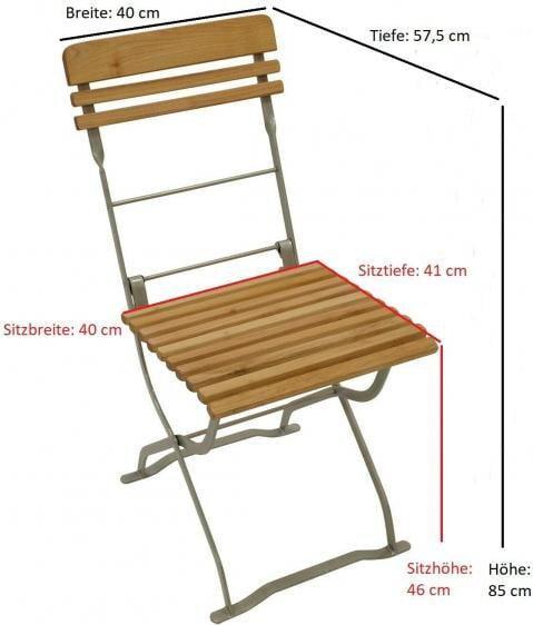 Actual product image Degamo Beer garden - Seating set MÜNCHEN 3-piece (77 cm)